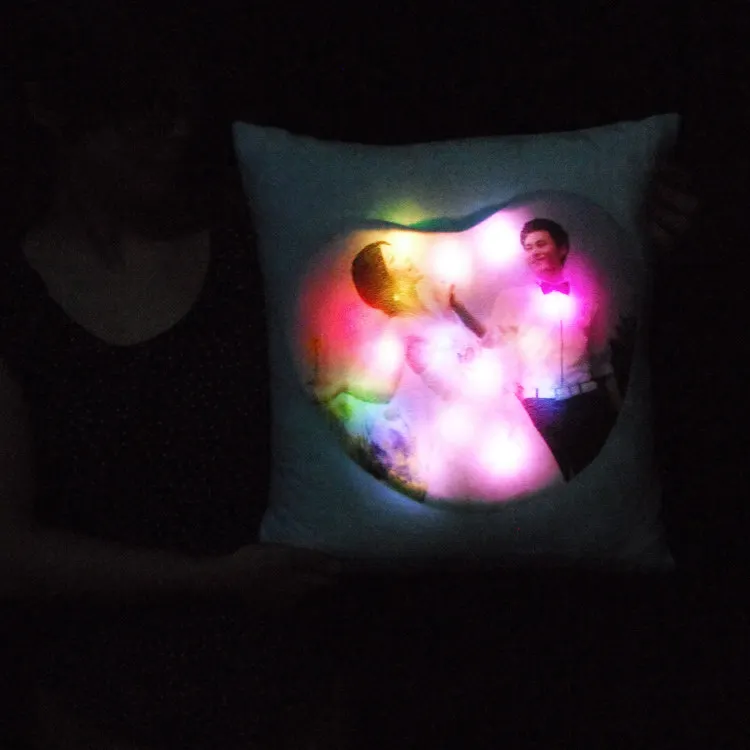 День святого валентина подарки 7 цвет индукции световой держать подушку