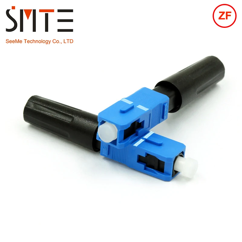 100pcs lot SC UPC NPFG 8802-TLC/3 XF-5000-0322-3 60mm fast connector SC/ZF SC/UPC  FTTH Fiber Optical