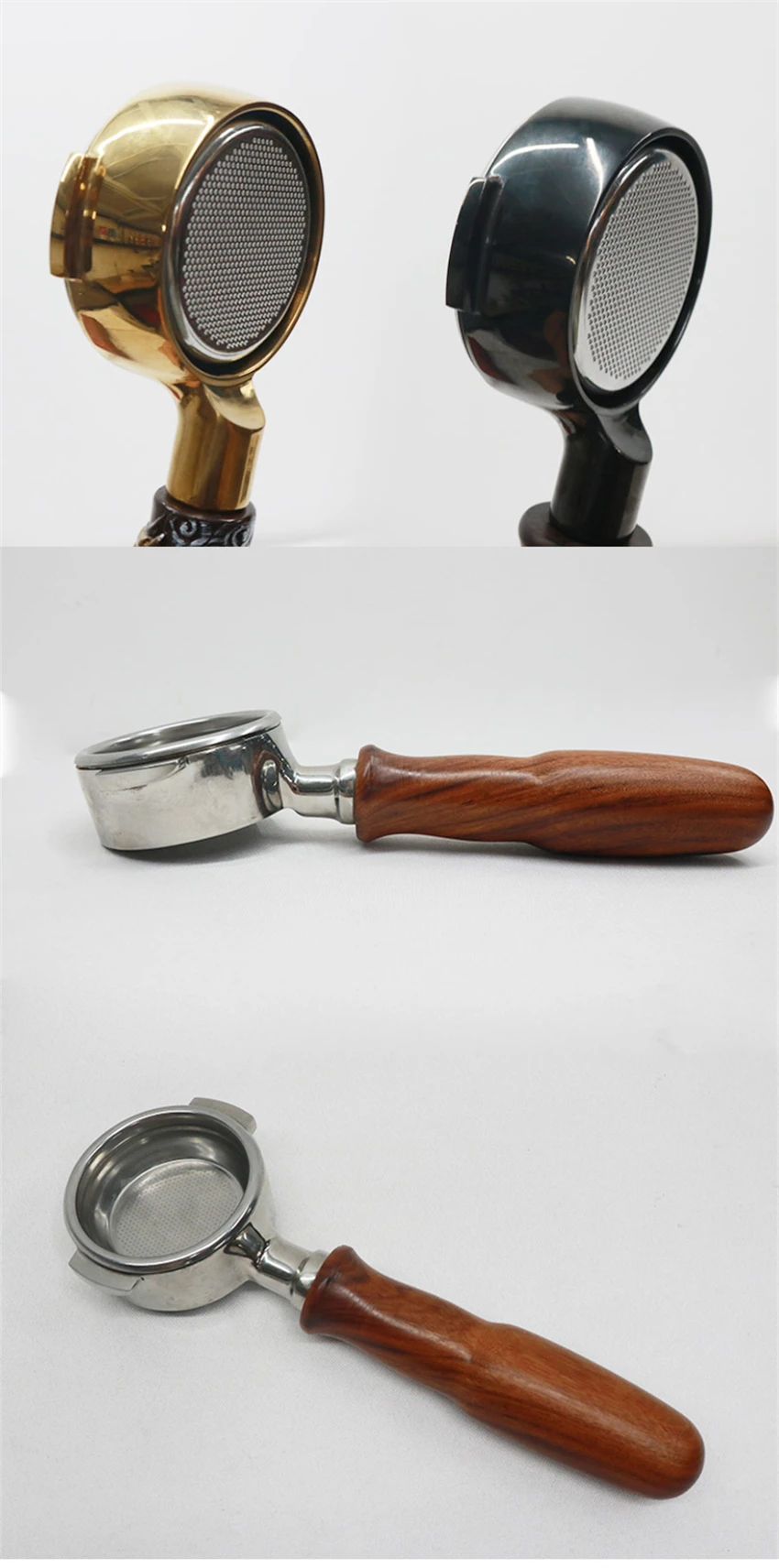 Кофейная машина бездонный фильтр держатель из нержавеющей стали Эспрессо кофейные части держатель фильтра для GEMILAI профессиональный аксессуар