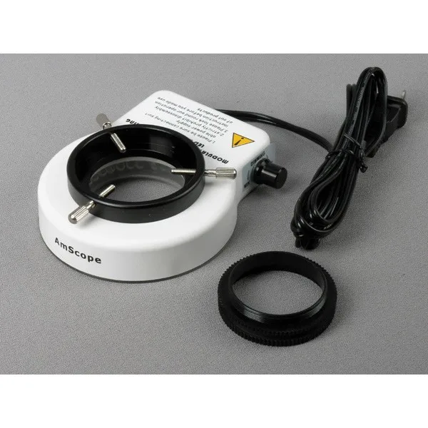 AmScope 80 LED микроскоп компактный кольцевой свет со встроенным диммером LED-80S |