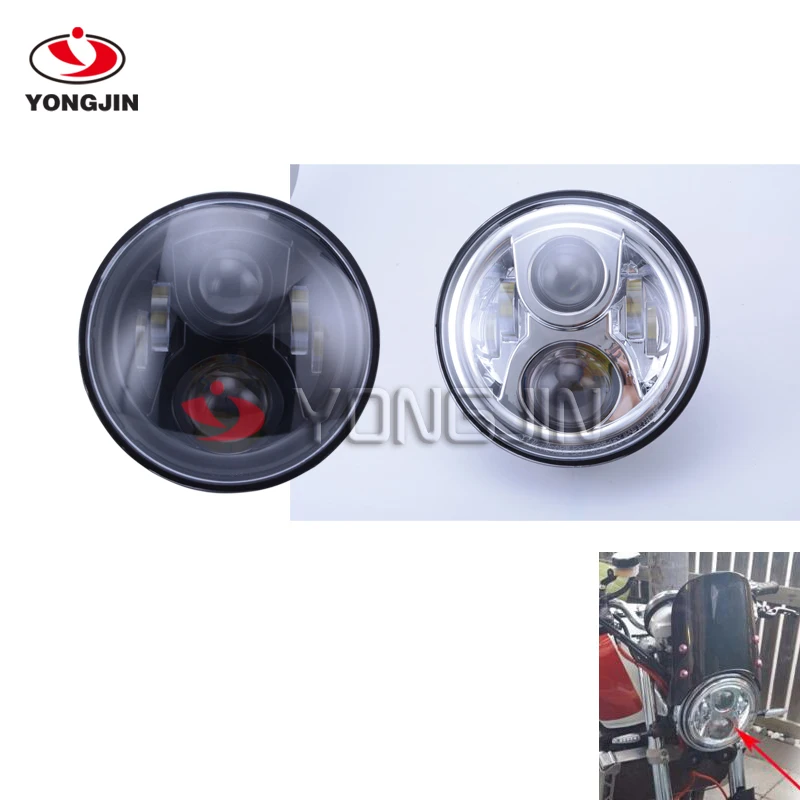 7 &quotкруглый светодиодный фонарь для фары H onda CB 400 500 1300 Hornet 250 600 900 VTR |
