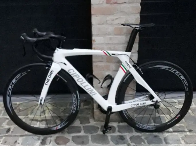 CR1 Модель серебряного логотипа красного цвета MCipollini RB1K один велосипед полный карбоновый дорожный велосипед Cipollini с 105 R7000 набор групп - Цвет: CR1