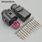 Shhworldsea 5 комплектов датчикконнектор корпуса дроссельной заслонки для VW Audi TT для VW Jetta Golf MK4 Beetle 1J0973713 O2 Датчик 6-ходовой разъем