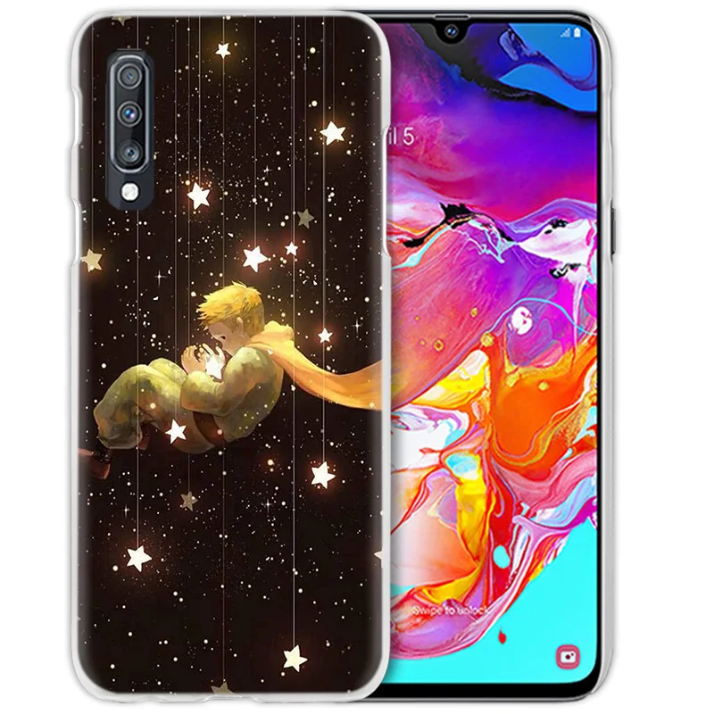 

The Little Prince Case for Samsung Galaxy A50 A70 A20e A40 A30 A20 A10 A71 A51 A9 A7 2018 Hard Clear Phone Coque Cover Capa