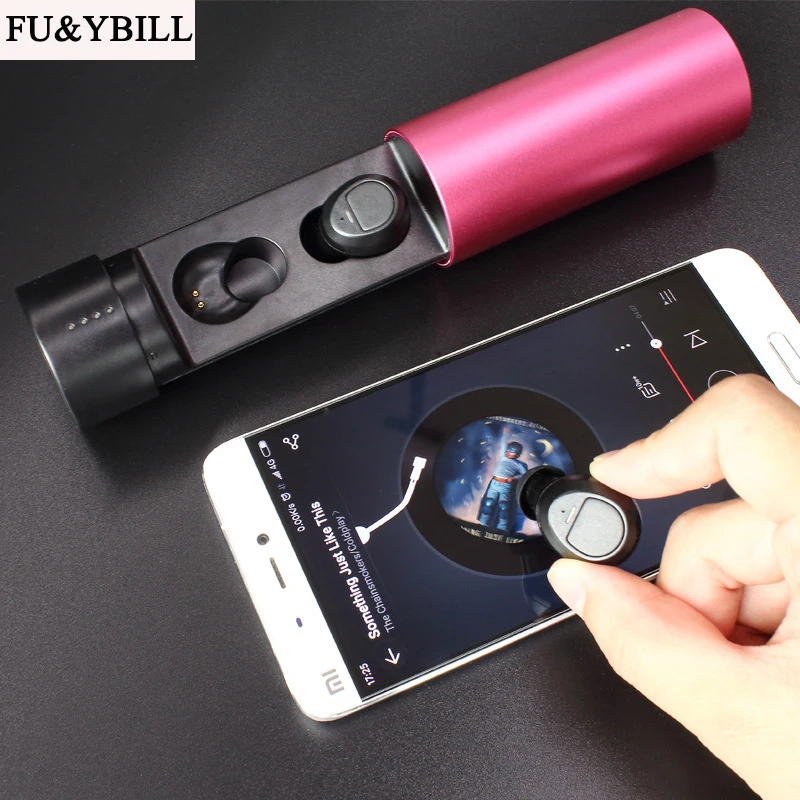 Новые наушники Fu & y Bill TWS с зарядным футляром Беспроводная Bluetooth гарнитура 5 0 Stealth