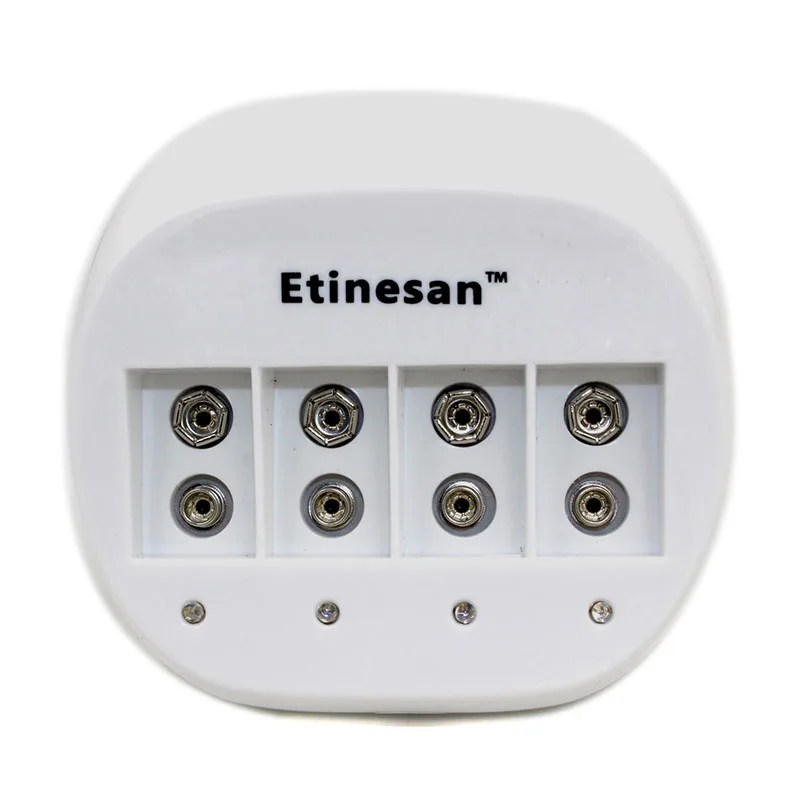 4 шт. ETINESAN 9v супер большой 900mAh литий-ионный аккумулятор 9 вольт с выделенными