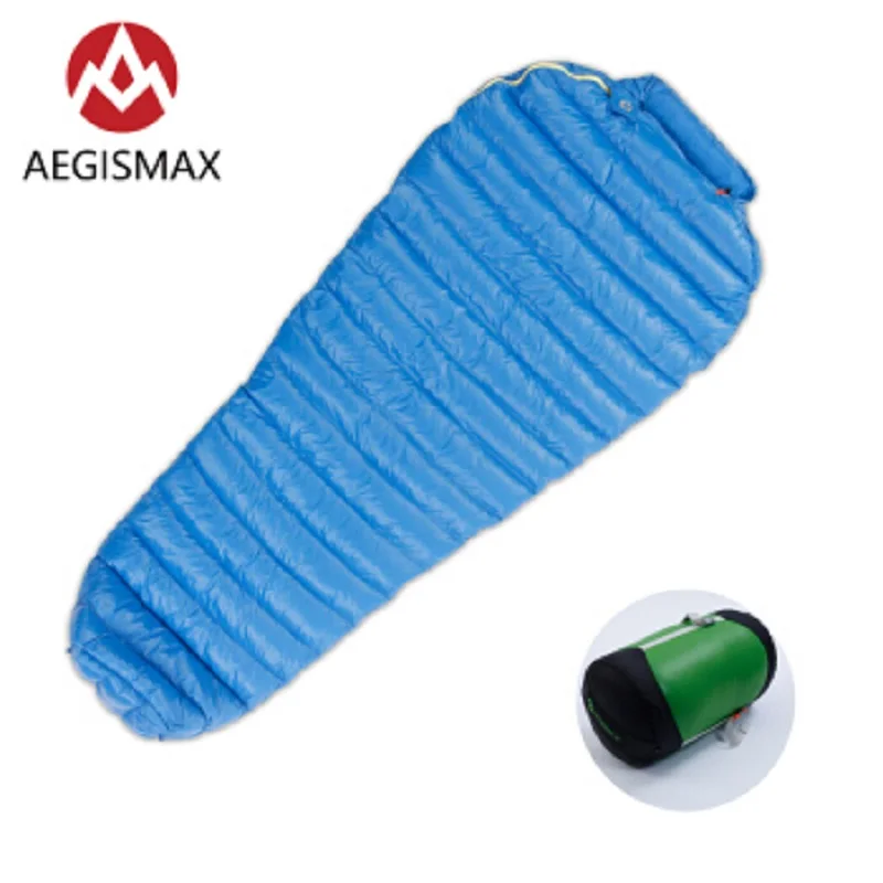 AEGISMAX M2 2 градусов 800FP уличный Сверхлегкий для взрослых мумия белый гусиный пух