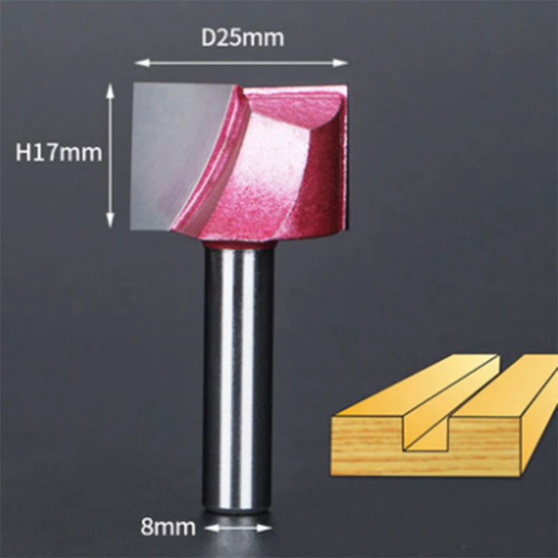 

1pc 8mm Cleaning bottom Engraving Bit solid carbide router bit Woodworking Tools CNC milling cutter endmill for wood