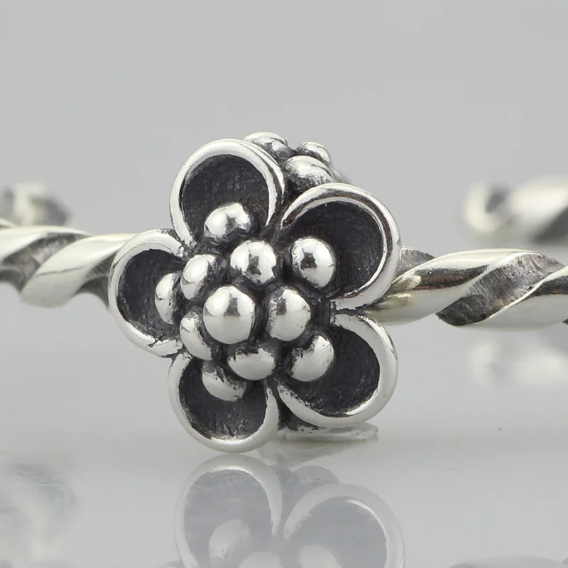 Аутентичные бусины из стерлингового серебра 925 пробы амулеты сделай сам для 3 мм