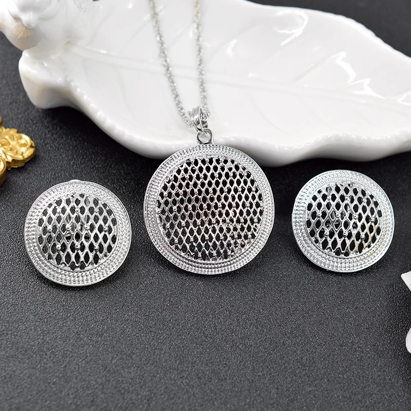 Sunny Jewelry классические ювелирные изделия большие круглые Ювелирные наборы для