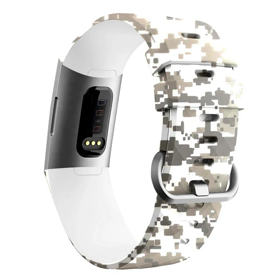 Для Fitbit заряд 3 браслет для умных часов заменить мужчин t женщин диапазона печати