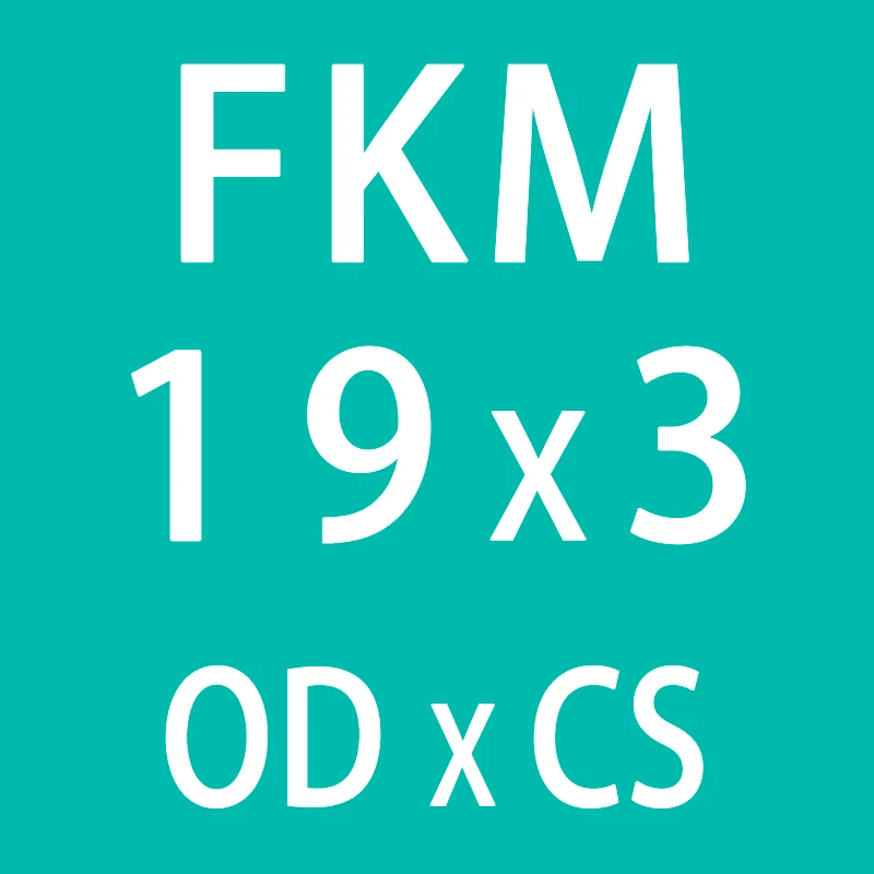 10 шт./лот резиновое кольцо зеленый FKM уплотнительное кольцо OD10/11/12/13/14/15/16/17/18/19/20*3 мм Толщина уплотнительное кольцо масло для уплотнения кольцо прокладки, шайбы - Цвет: OD19mm