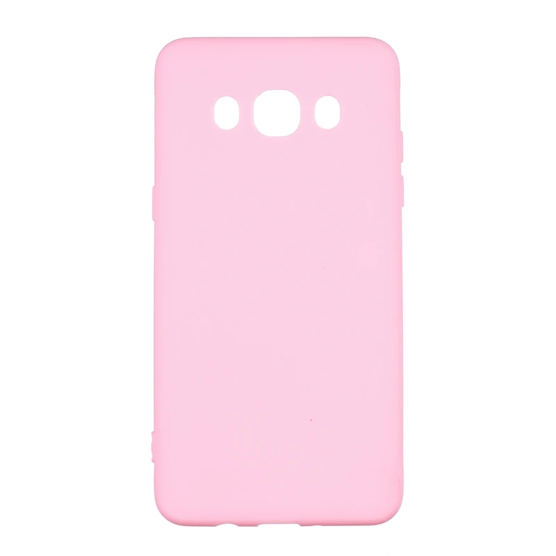 Для Etui samsung Galaxy J3 J5 J7 чехол J310 J510 J710 Карамельный Цвет Мягкая термополиуретановая накладка на заднюю панель Fundas для samsung J3 6 J5 6 J7 6 Чехол