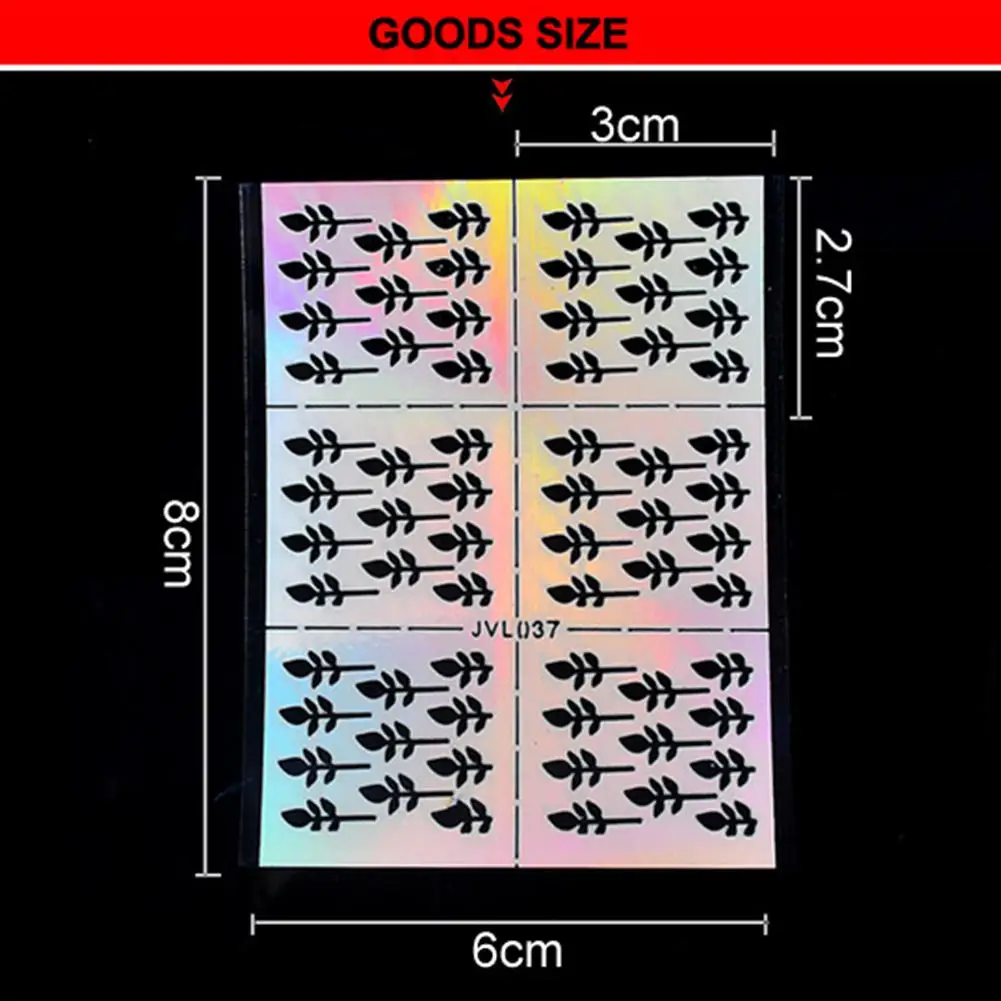 Модные полые наклейки для французского маникюра штамповка инструменты
