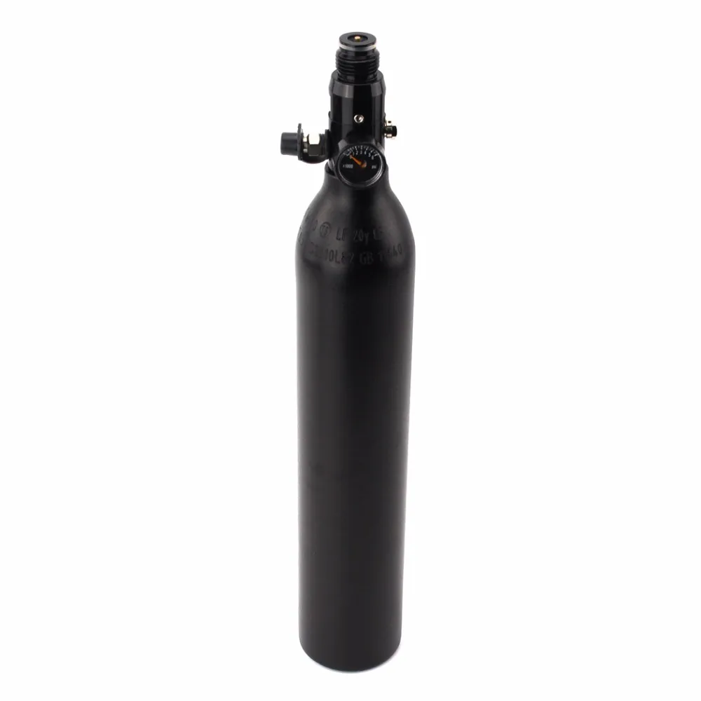PCP Пейнтбол страйкбол воздушного насоса 0.45L M18x1.5 цилиндр ГПа с регулятором 450CC 300bar