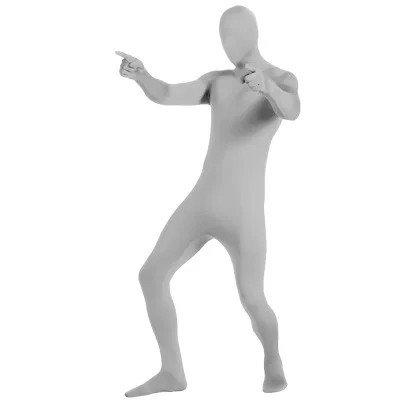 Взрослый невидимый костюм для косплея мужской черный комбинезон карнавала