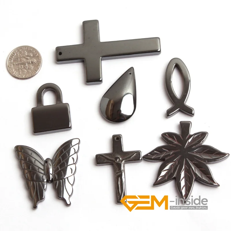 Подвеска Из Натурального Гематита 5 шт. в продаже бусины из натурального камня