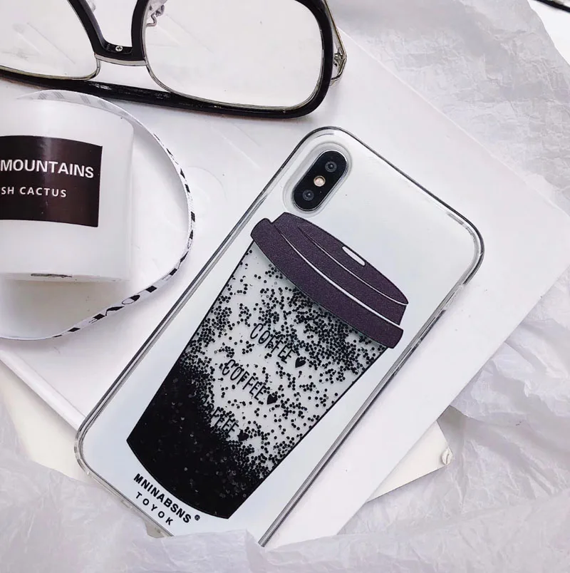 Крышка для Vivo V9 Y81 Y81i V7 плюс Y85 Y67 Y66 Y65 V5 Lite V5S задняя крышка жидкость зыбучие пески