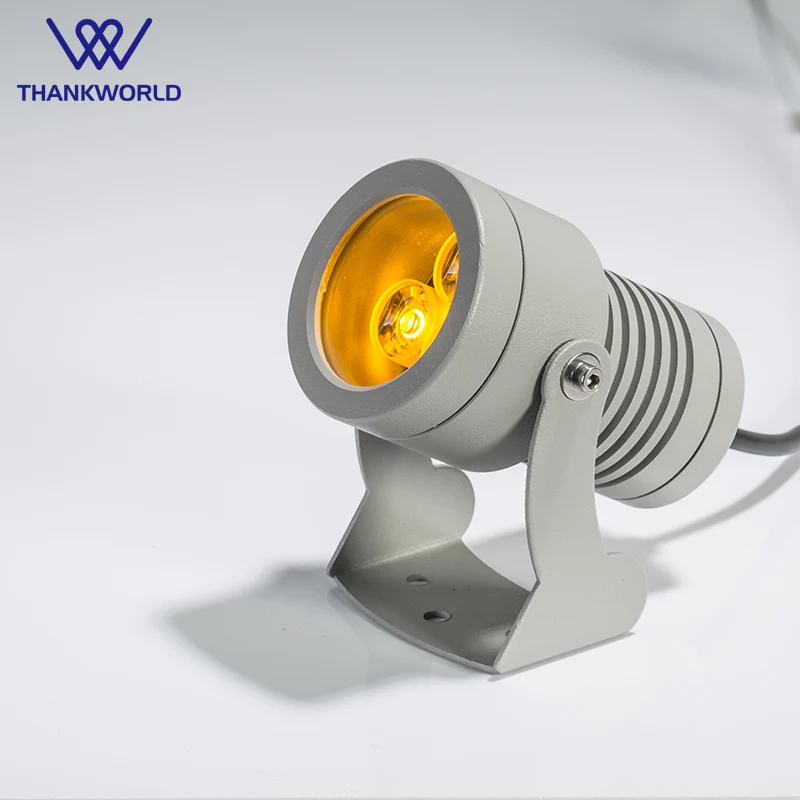 2017 Новый Светодиодный прожектор Открытый 3 Вт прожекторы алюминиевый отражатель