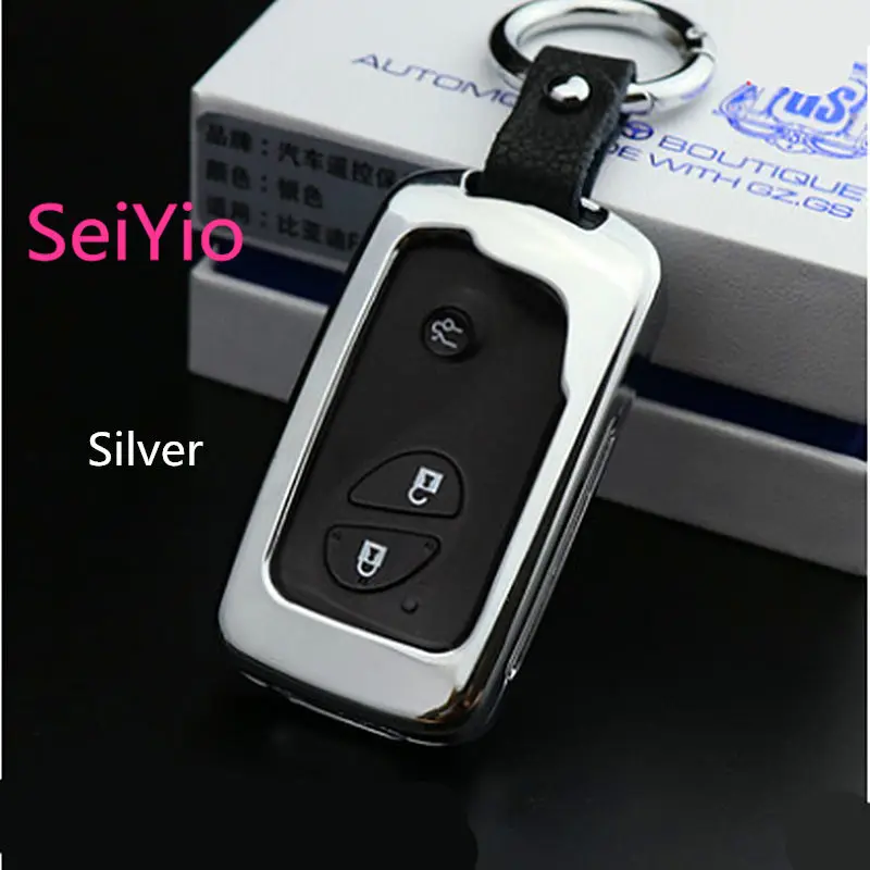 Лидер продаж 2017 чехол для автомобильного ключа SeiYio BYD f0 f3 s6 s7 из сплава и кожи