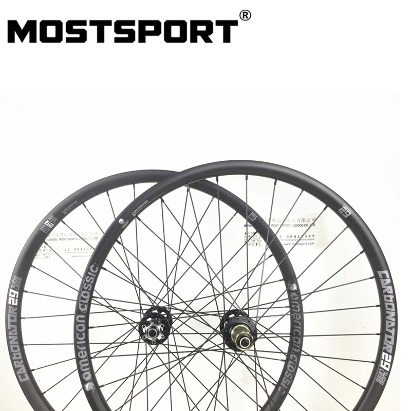 Американские классические 29er MTB Углеродные колеса с Fastace втулкой спицами QR или