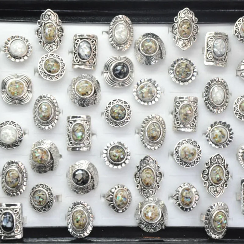 Женское Винтажное кольцо с камнем 5 шт. в партии ювелирные изделия готическом