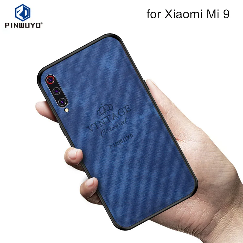 Xiaomi Mi 9 Case Cover 6.39 inch Mi9 Back Shockproof Phone PINWUYO TPU + PC for |