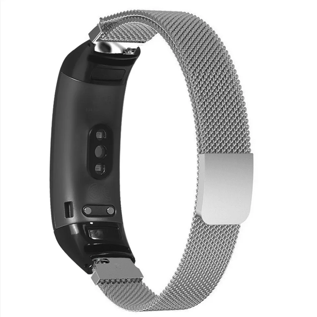 Магнитный металлический браслет на запястье для huawei Band 3/3 Pro, умные часы, сменный мужской Т-образный ремешок, спортивный роскошный женский и мужской ремешок для часов 19Jun