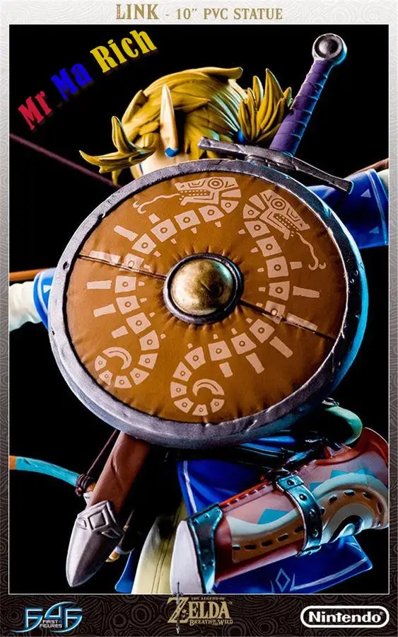 10" первые 4 фигурки The Zelda: дыхание диких звеньев статуя