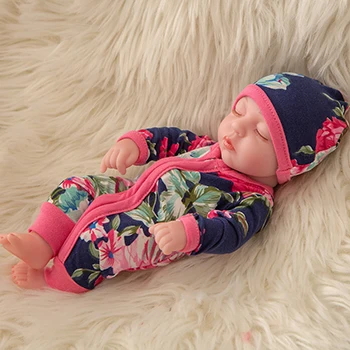 10 10 дюймов полный тела силикона Reborn младенцы кукла Ванна игрушка реалистичные Новорожденные куклы - Цвет: 10