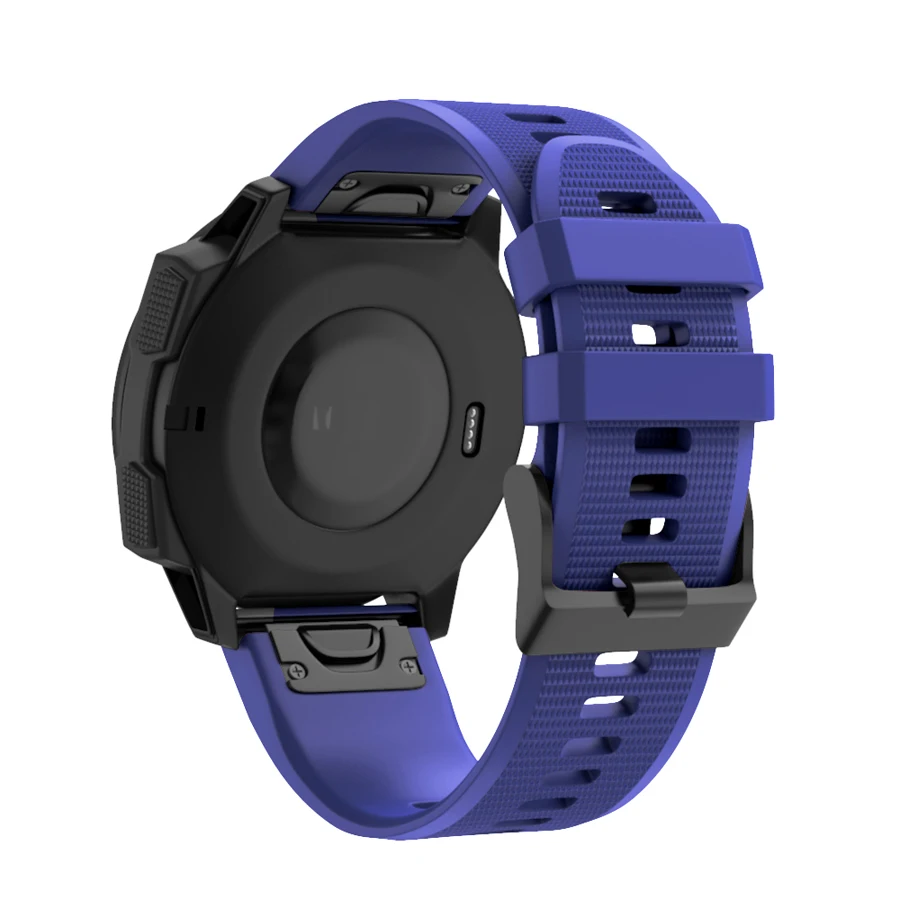 26 мм 22 мм ремешок для часов Garmin Fenix 5 5X3 3 HR для Fenix 5X Plus S60 часы Quick Release силиконовый ремешок Easyfit