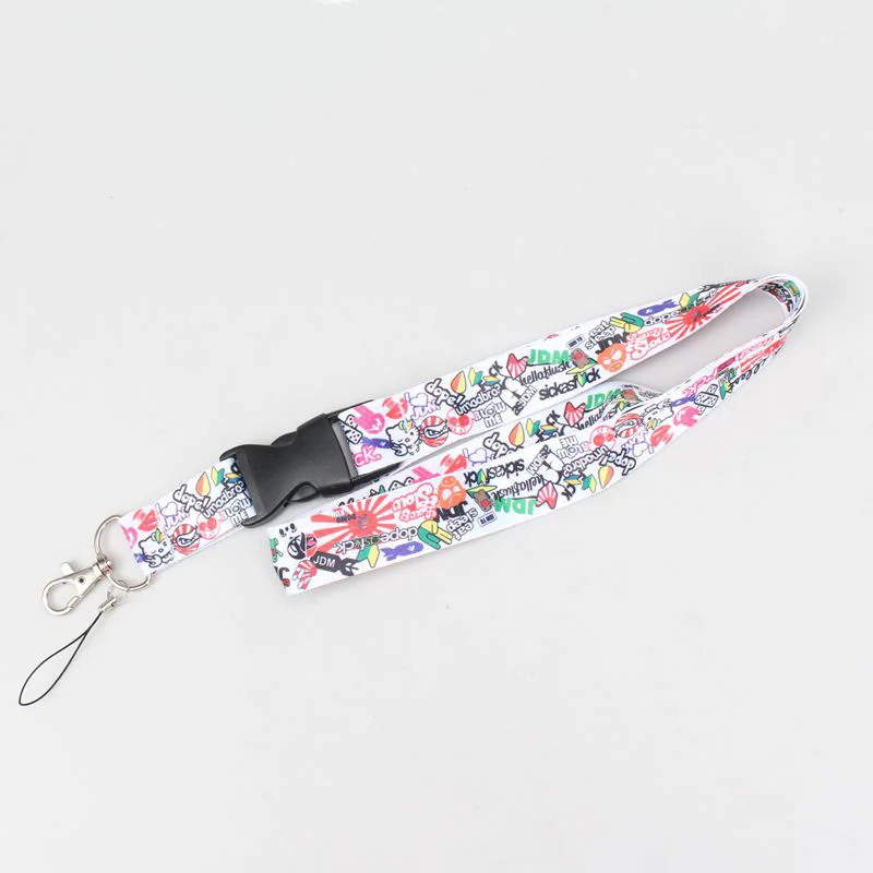 11 Для Honda omp power Painting ремешок для мобильного телефона JDM Racing lanyard Key/Phone w/iLL Fresh As Fck Domo Shocker и т. Д. Брелок - Название цвета: 11