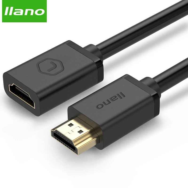 Llano 1,5 м HDMI кабель-удлинитель Быстрый HDMI 2,0 Мужской-Женский удлинитель поддержка HD 4K проектор HDMI Кабель-адаптер