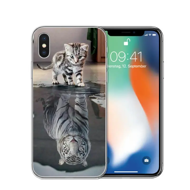 Силиконовый чехол для iPhone X 8 8Plus 7 6 6S Plus|Бамперы| |