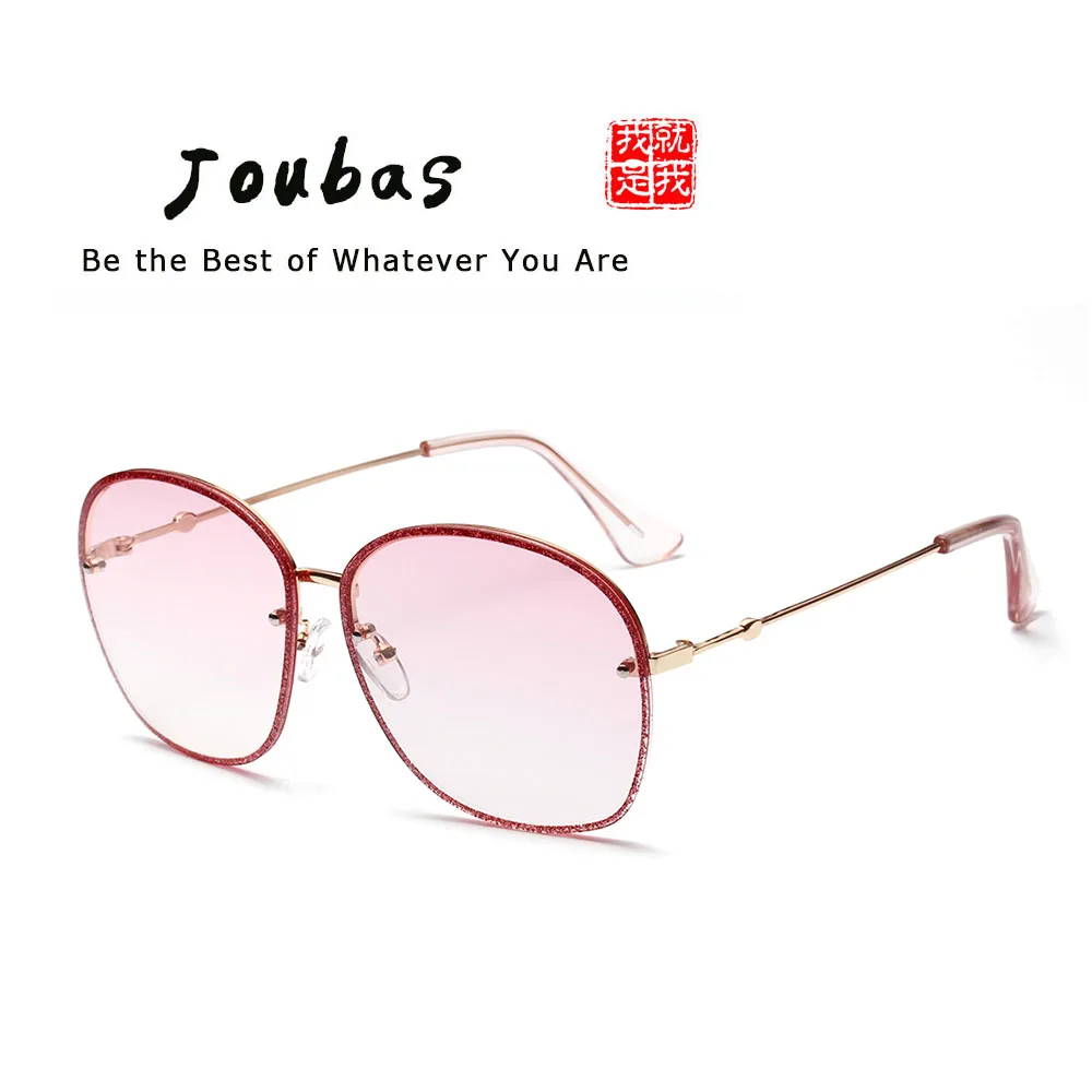 

Женские Овальные Солнцезащитные очки Joubas, элегантные солнцезащитные очки класса люкс, брендовые дизайнерские очки 60, 2019