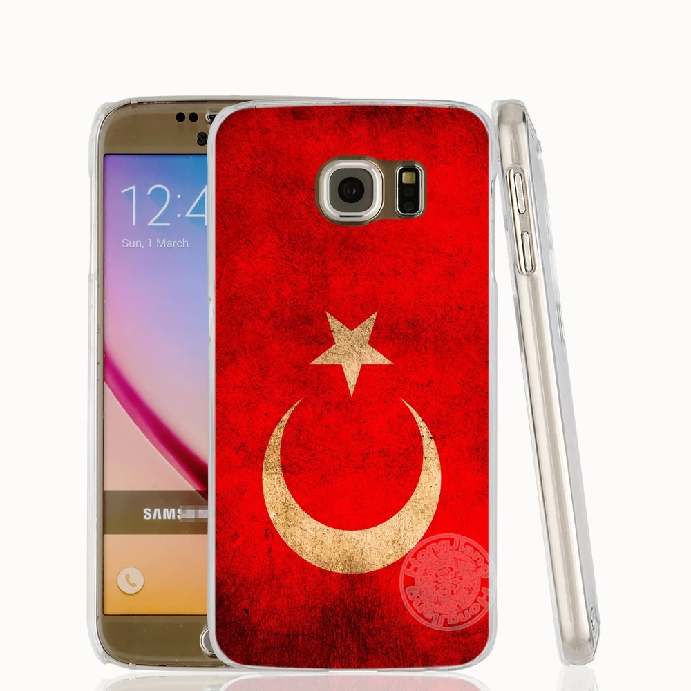 HAMEINUO Турецкий флаг чехол для сотового телефона Samsung Galaxy S7 edge PLUS S8 S6 S5 S4 S3 MINI|cover for