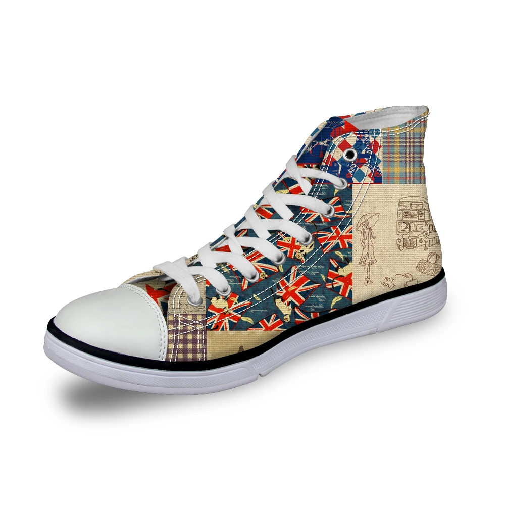 WHEREISART/Женская Вулканизированная обувь на шнуровке с высоким берцем Уникальные