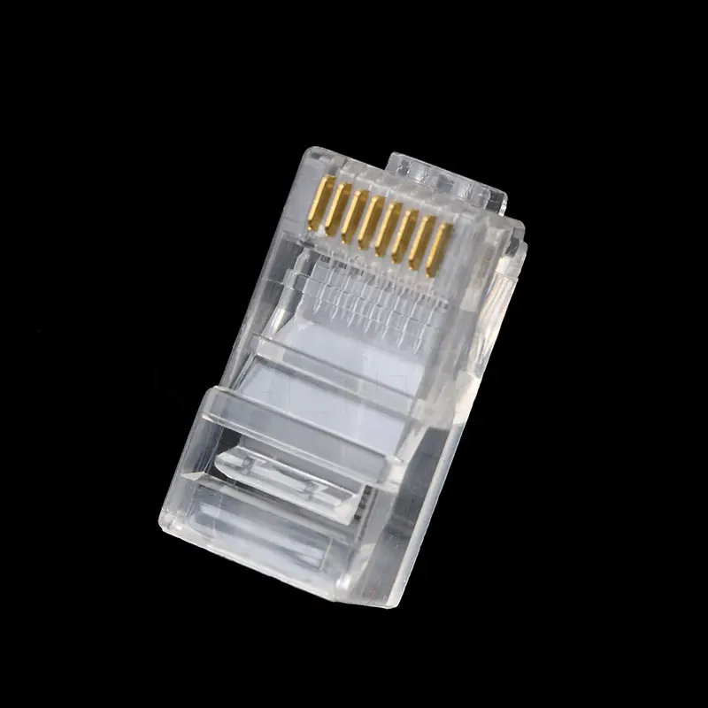 Kebidu 30 шт. высококачественные головки RJ45 RJ 45 CAT5 CAT6 модульный разъем Ethernet твердый
