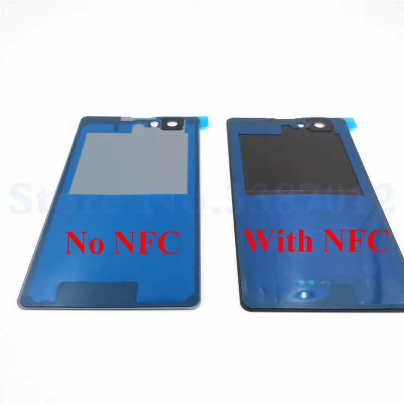 Заднее стекло крышка батареи Чехол для sony Xperia Z1 Compact Z1 Mini D5503 M51W корпус с NFC