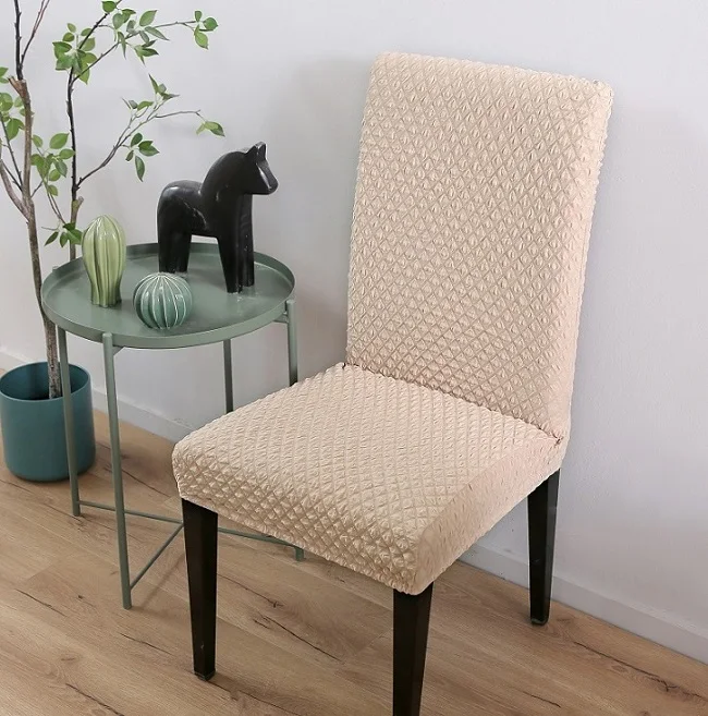Chair Covers 02 Новое поступление минималистичные современные эластичные чехлы на кресла спандекс подходят-один размер с толстой трикотажной жаккардовой тканью чехлы для стульев - Цвет: Chair Covers 02