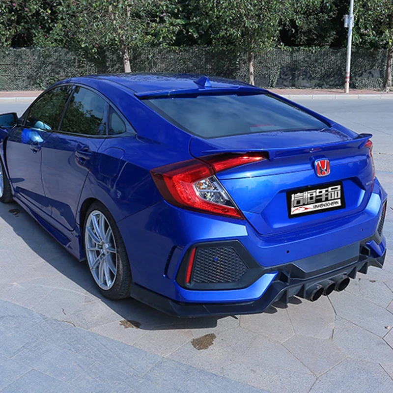 Спойлер для Honda Civic высококачественный спойлер из АБС материала заднего крыла