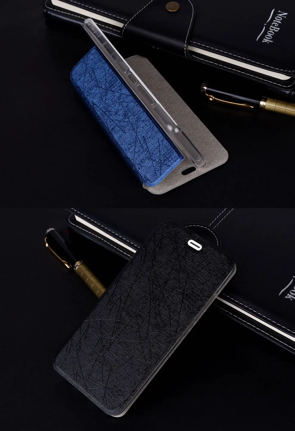 Чехол для asus Zenfone 3 Max ZC520TL X008D простой роскошный флип Обложка на заднюю панель из