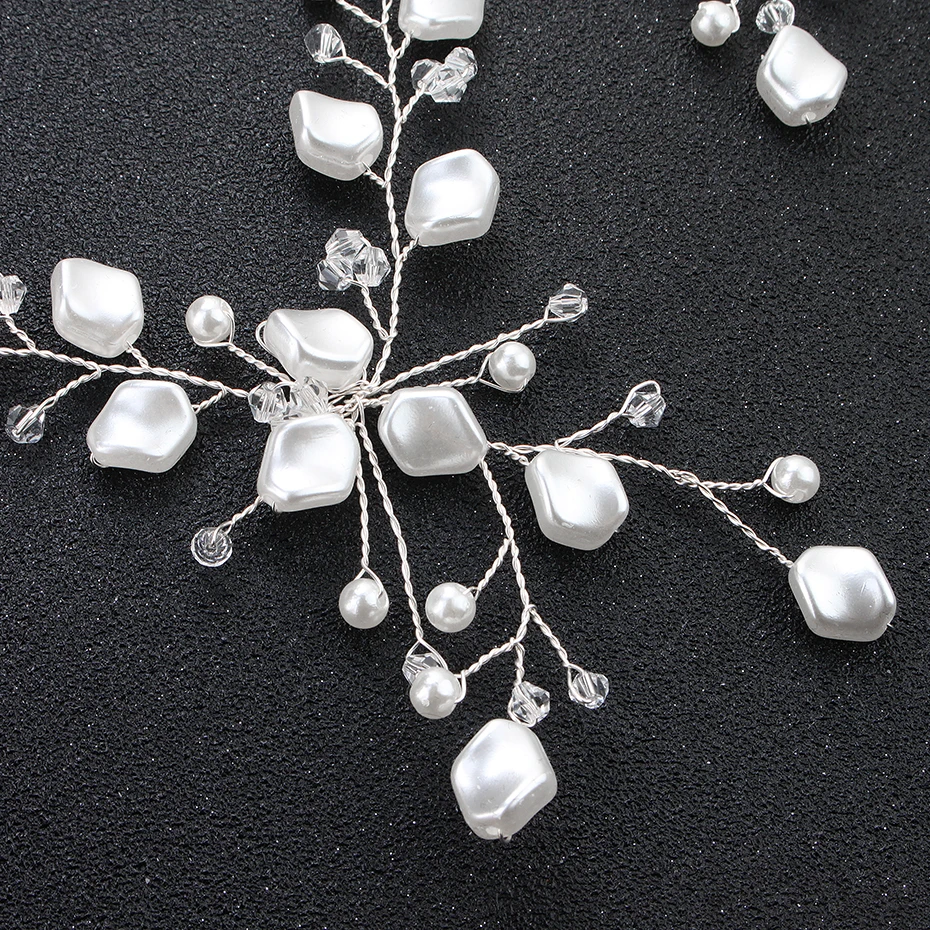 Модные наборы свадебных ювелирных изделий ручной работы акриловое ожерелье