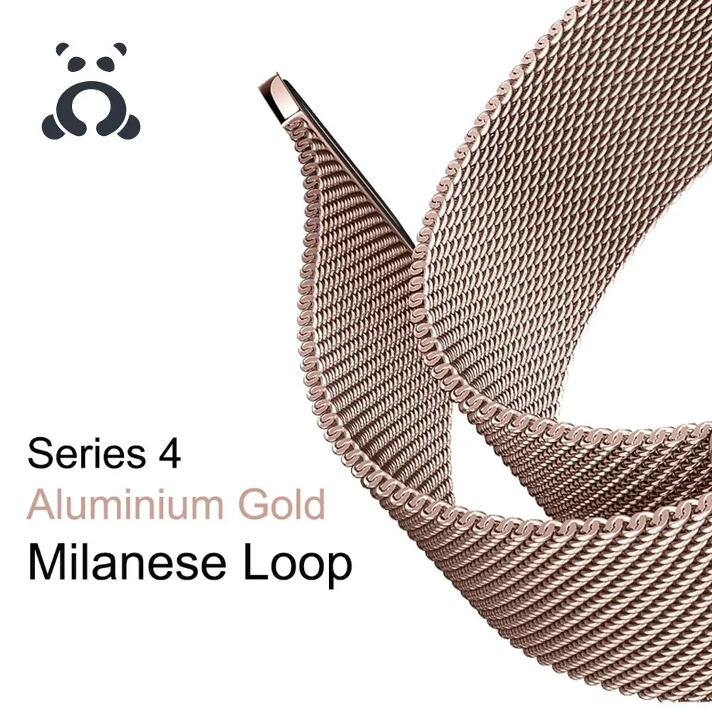 Lebanda Milanese loop band для Apple Watch Series 4 5 3 2 ремешок для iwatch нержавеющая сталь Магнитная Регулируемая пряжка адаптер