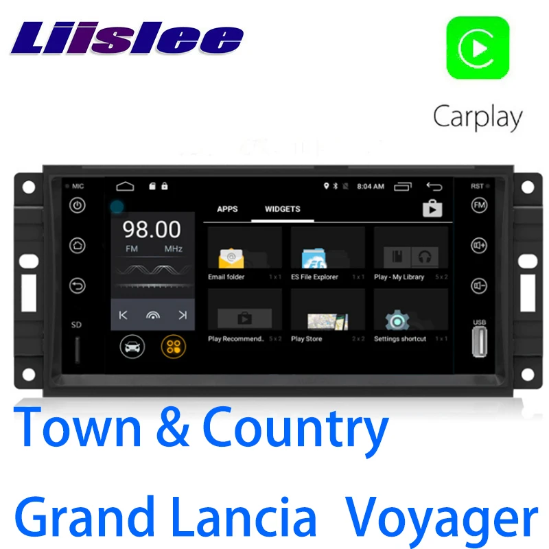 LiisLee Автомобильный мультимедийный gps аудио Радио стерео для Chrysler город и страна Grand Lancia Voyager стиль навигация NAVI