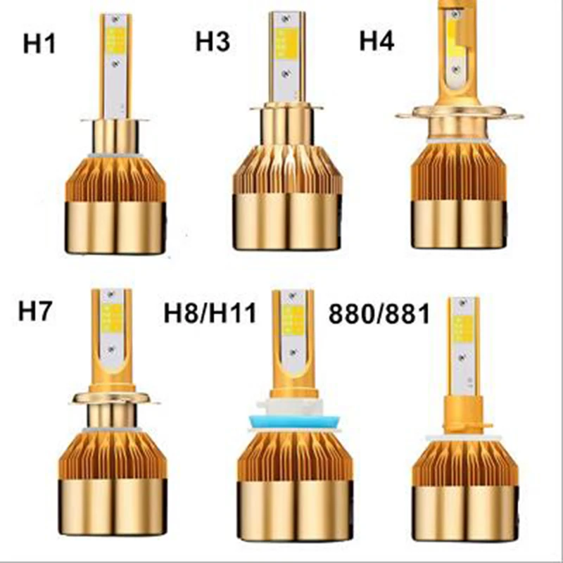 Автомобильные лампочки светодиодные H4 H7 9003 HB2 H11 LED H1 H3 H8 H9 880 9005 9006 H13 9004 9007