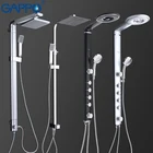 GAPPO набор для душа для ванной комнаты смеситель для душа настенный смеситель настенный душевой набор водопад ABS панель массаж GA2401