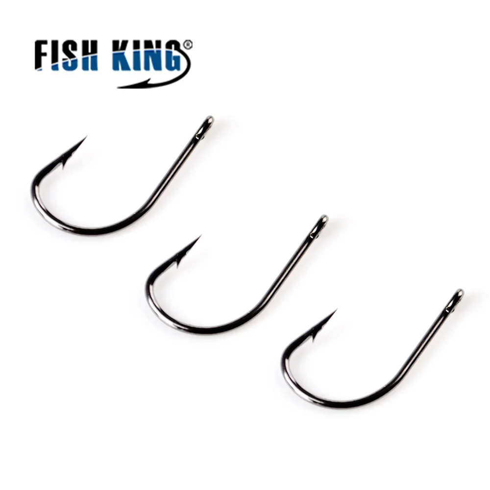 Рыболовная приманка FISH KING крючки из углеродистой стали с кольцом 10 шт./лот