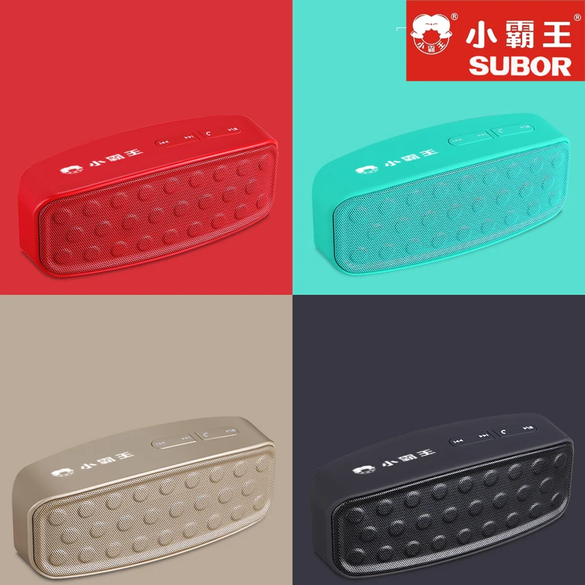 2018 Новый Bluetooth Динамик Subor D67 Портативный Беспроводной мощный аудио плеер Box