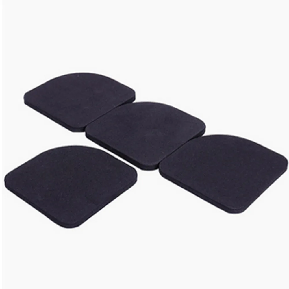 

4pcs/set Black Multifunction Washing Machine Shock Mute Pads Refrigerator Non-slip Anti-vibration Mats Bathroom Accessories